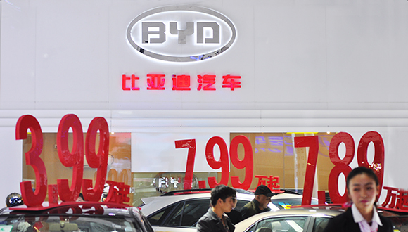 比亚迪,吉利汽车