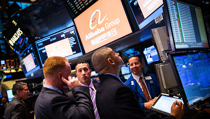 阿里巴巴股价下跌