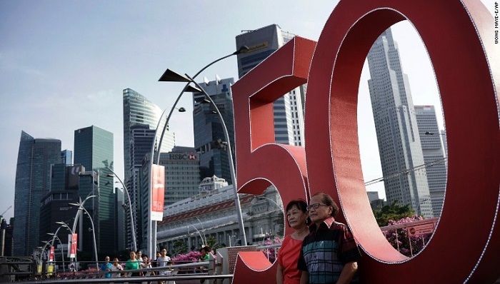 新加坡建国50周年,外媒如何看