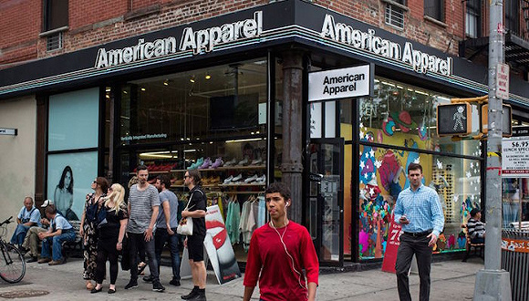 美国著名服装潮牌American Apparel破产