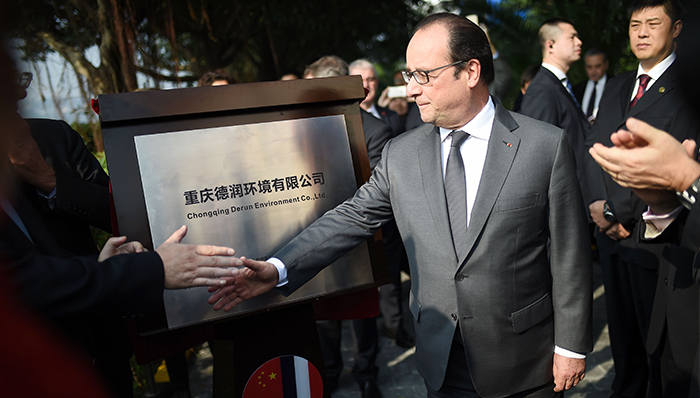 法国总统,访华