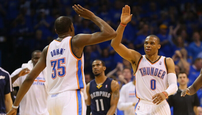 不能共存?其实杜兰特和韦斯布鲁克正在经历最好的赛季