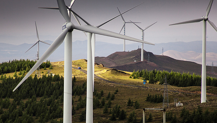内蒙古风电场对北京雾霾的影响