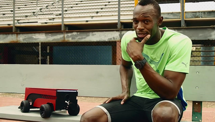 机器人,创意设计,体育营销,博尔特