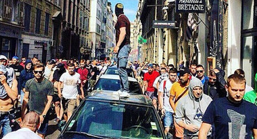 欧洲杯变世界大战? 150名俄罗斯极端球迷计划继续袭击英格兰球迷