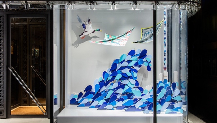 爱马仕,橱窗设计