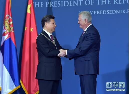 习近平,中东欧国家,中国的发展,一带一路,对华关系,国家主席,联合声明,会谈,16+1,国事访问