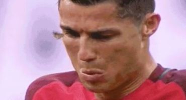 停在C罗脸上的是什么鬼? 欧洲杯决赛竟成就了飞蛾的狂欢