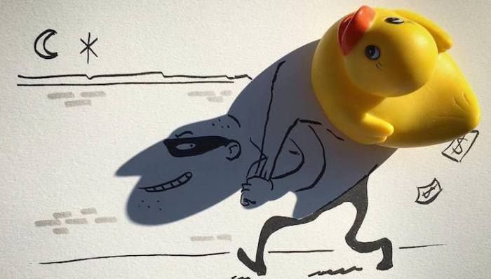 影子,创意,漫画