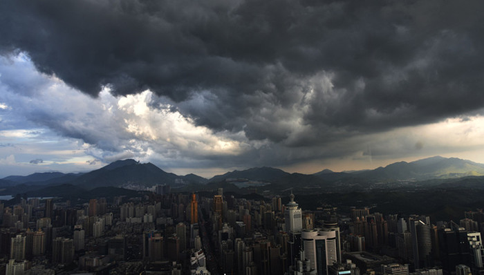 台风,偏爱,广东