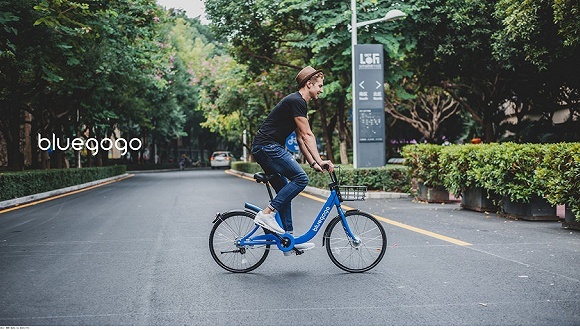 小蓝单车,车身广告,摩拜,ofo