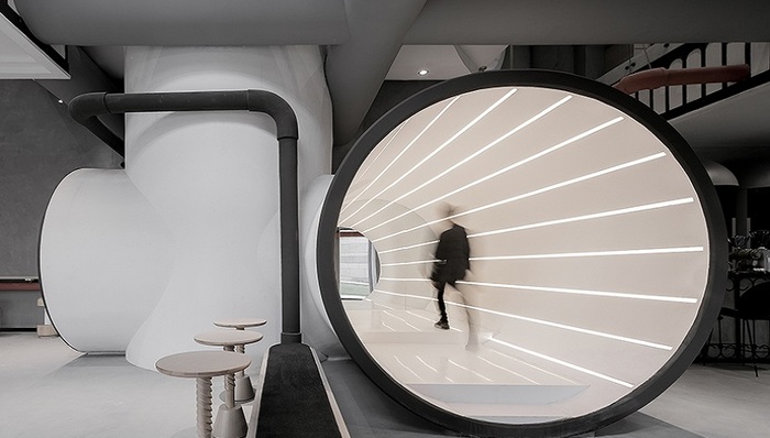 上海七宝的商场里开了一家创想实验室 用工业风诠释新零售领域