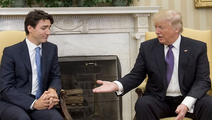 贸易赤字,特朗普,特鲁多