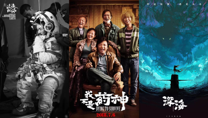 主演,上映日期,第二部,深海,动物世界,风林火山,鬼吹灯,流浪地球,小天,韩延