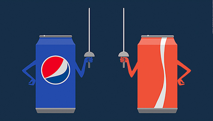 汉堡王,百事可乐,可口可乐