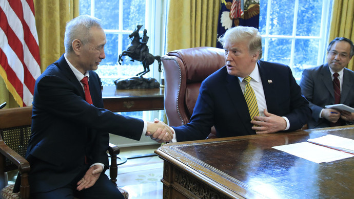 特朗普表示美中两国对世界负有责任