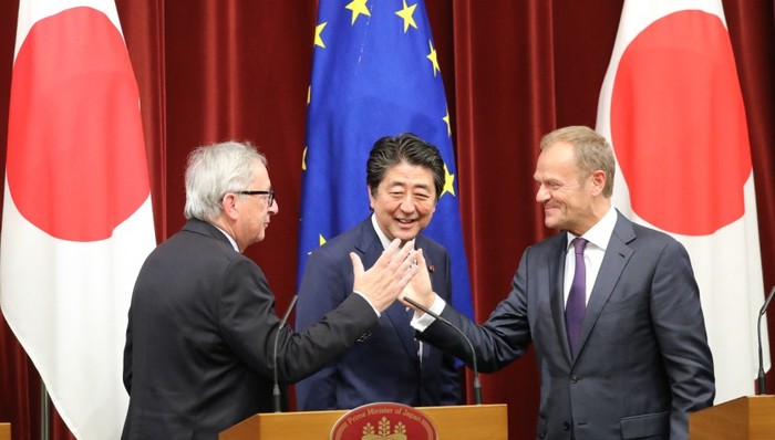 进口限制,日本首相,欧盟委员会,会谈,日媒,容克,欧盟成员国,日本政府,欧洲理事会,大豆