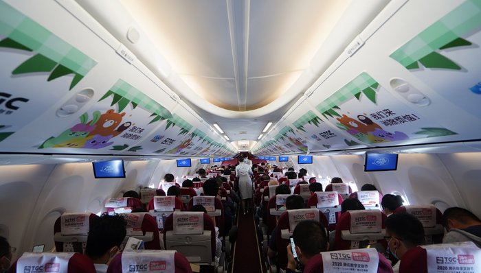 跨界营销上天,海航航班变“吃鸡”战场欢乐多