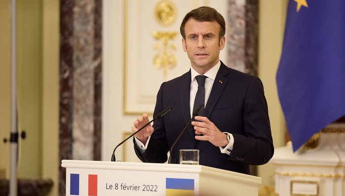 普京,馬克龍,俄羅斯,朔爾茨