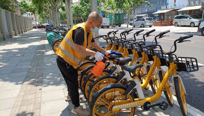复商复市,共享单车,美团单车,哈啰单车,上海,疫情