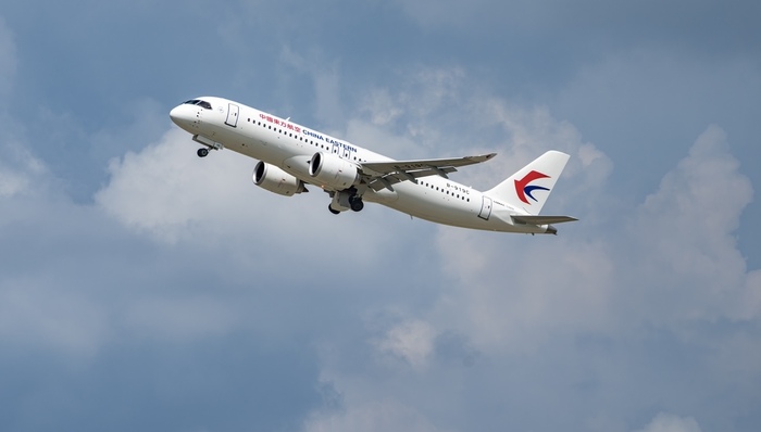 东航接收第二架C919客机,仍投放至沪蓉航线运营