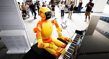 【图集】“数字火炬手”过亿,首次实现云上转播:杭州亚运会有多“智能”?