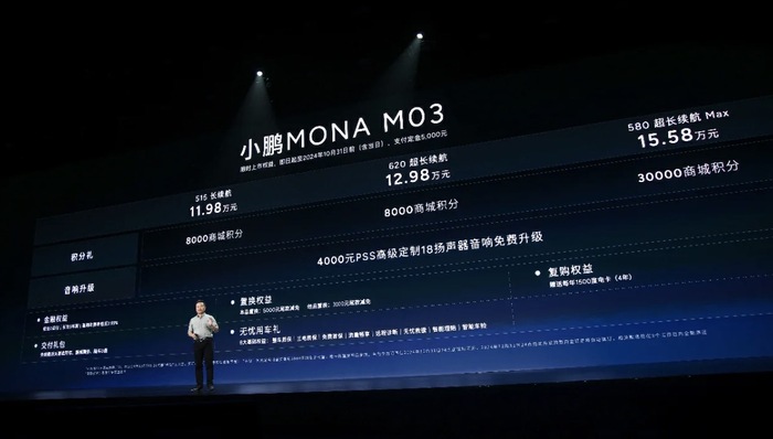 闪电快讯 | 52分钟,小鹏MONA M03大定破万:起售价11.98万,还能保证利润