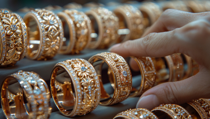 黄金饰品,金价,线下金店,