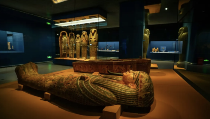 上海,博物馆,埃及展