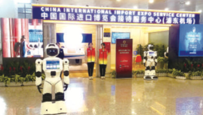 顺德机器人亮相中国国际进口博览会
