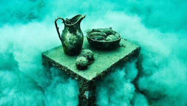 把雕塑放到海底……然后神奇的事情发生了