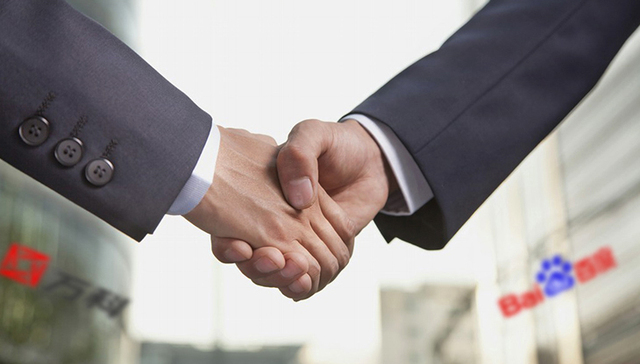 万科和百度在一起了