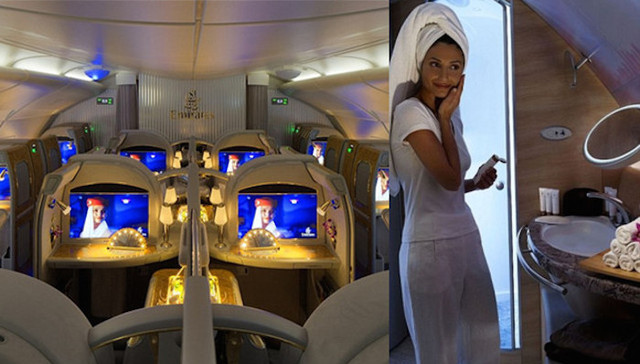 世界上最赞的头等舱，还能空中淋浴呢