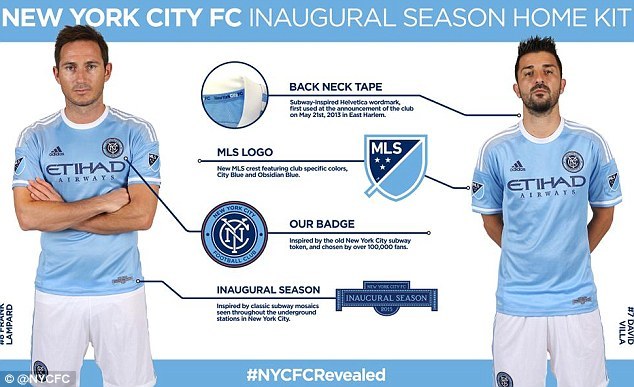 纽约FC公布新赛季球衣 第二支曼城就此诞生