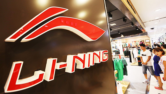 李宁,安踏,耐克,阿迪达斯