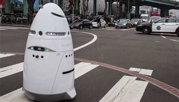 硅谷现在请来了机器人当保安，而且萌萌哒