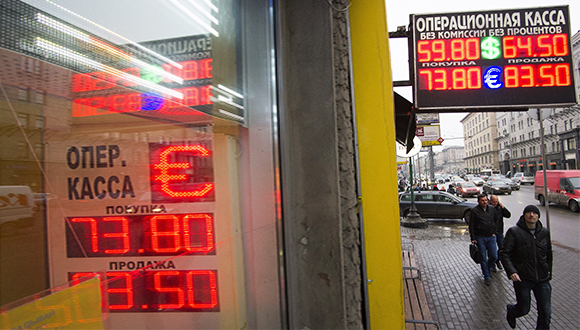 卢布暴跌,卢布汇率