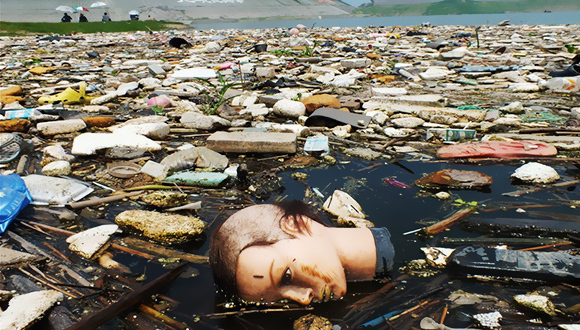 三峡库区,垃圾泛滥