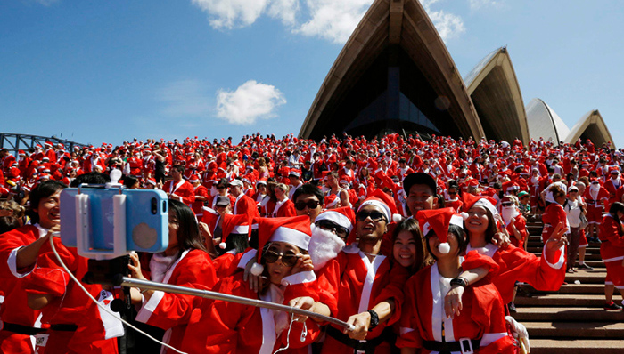 自拍杆,新年,礼物,自恋,自给自足