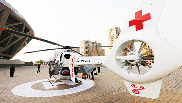 国贸,直升机,航空救援