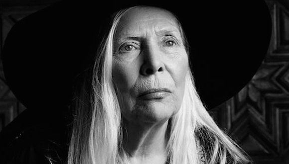 71岁的加拿大传奇女歌手joni mitchell.图片来源:网络