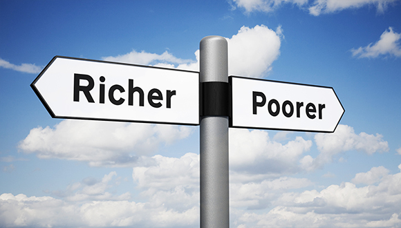 中国贫富差距大,中国基尼系数高过国际警戒线