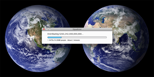 财富,,平均分配