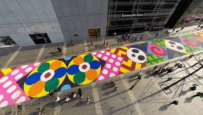 甜品主题展,各式甜品艺术装置,AllRightsReserved创意制作,糖果地毯