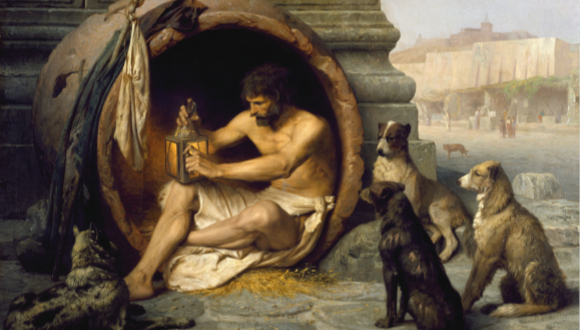 犬儒主义,老树画画,亚历山大大帝,狄奥根尼