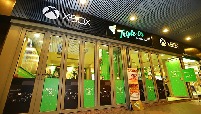 微软Xbox联手加拿大连锁汉堡店炊宝屋推出主题餐厅,