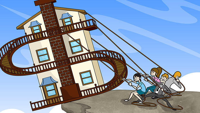 政府救市缓解房价下滑,房地产投资增速下滑