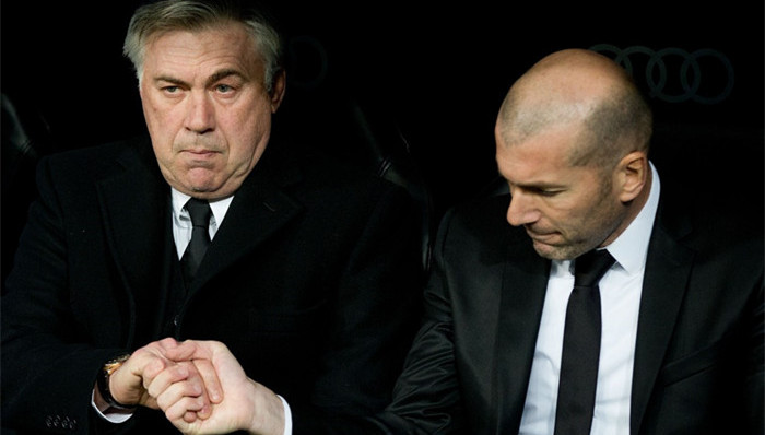 齐达内,安切洛蒂,皇马