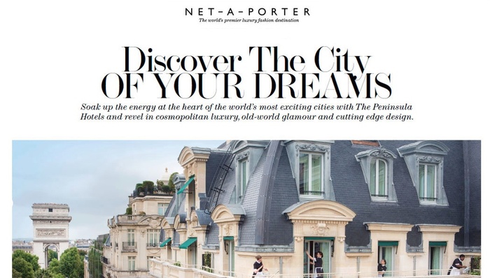 Net-A-Porter,城市导览,半岛酒店,LV