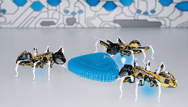 蚂蚁机器人产生,仿生蚂蚁或推进工业自动化